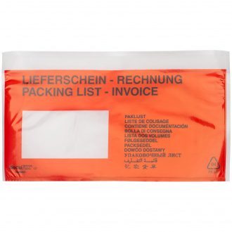 Dokumententaschen DIN lang rot
