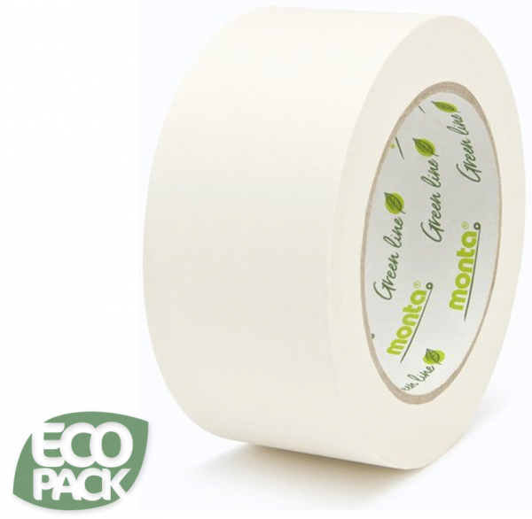Papier-Klebeband Monta Eco 50 m weiß