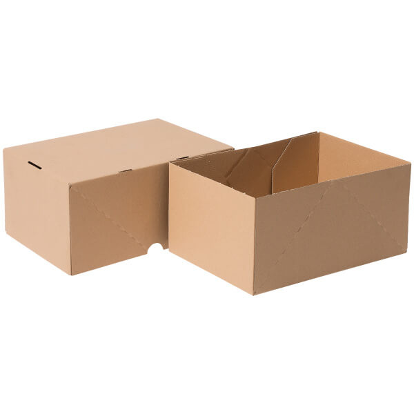 Calenzana 8x8x4 Versandkartons 40 Stück weiß Wellpappe Karton Versandkarton für Versand Verpackung Geschenke Kleinunternehmen