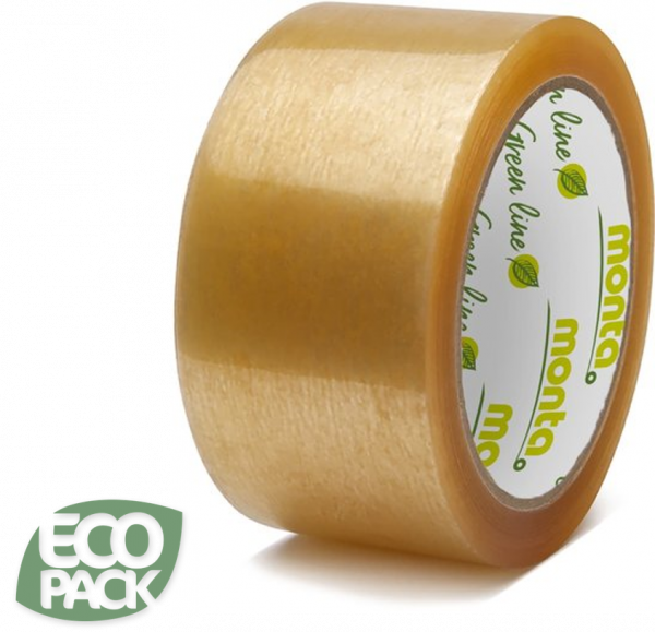 PLA-Klebeband Monta Biopack 50 m transparent